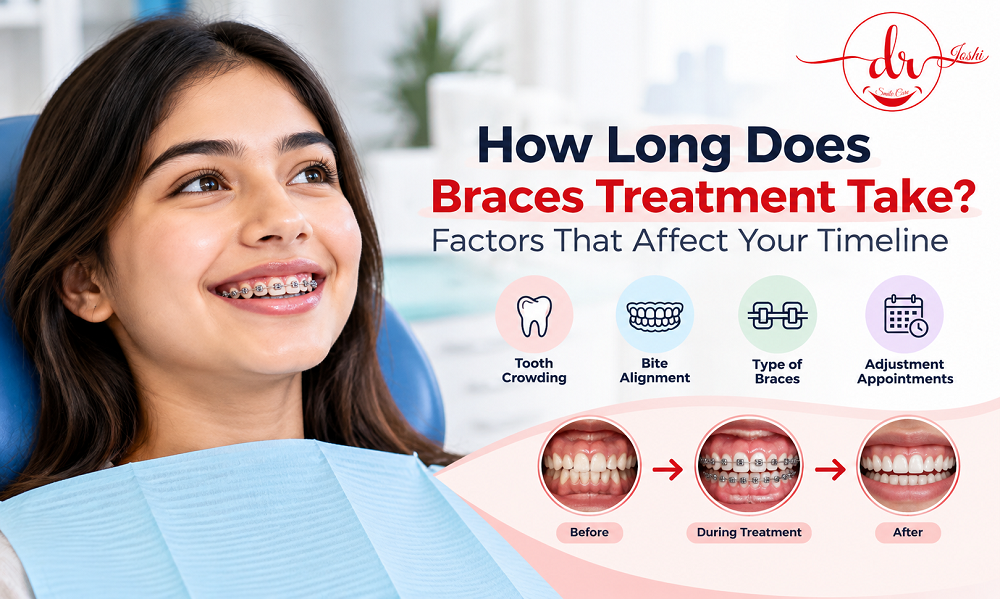 How Long Does Braces Treatment Take? Factors Affecting Orthodontic Treatment Timeline | Dr. Joshi Smile Care, Bhopal