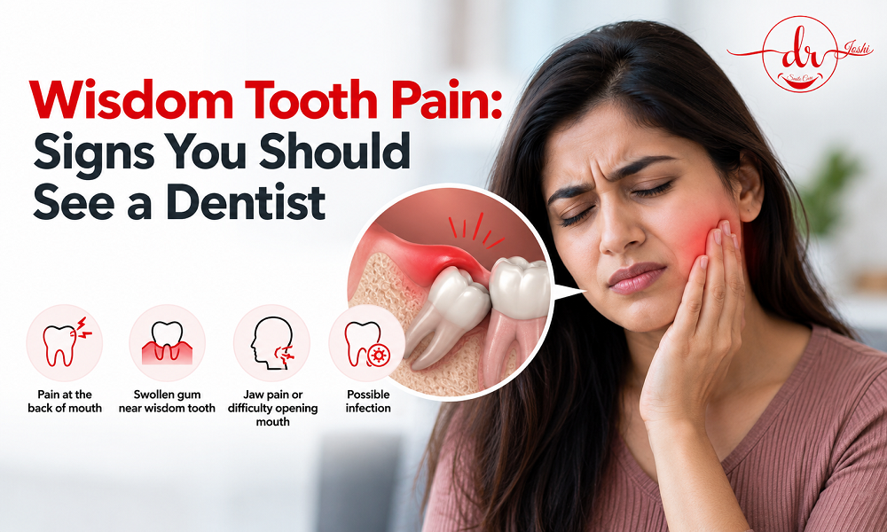 Wisdom Tooth Pain Symptoms – Signs of Impacted Wisdom Teeth and Swollen Gums | Dr. Joshi Smile Care, Bhopal